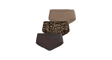 Bjorn borg 3-pack dames Invisible Hipster - Naadloos ondergoed dames - Bruin combi