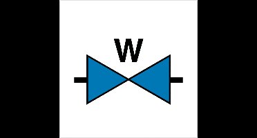 Waterafsluiter sticker ARBO centrum - Waterafsluiter sticker