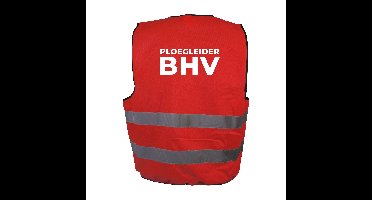 Ploegleider BHV hesje rood - Ploegleider BHV hesje rood