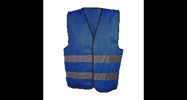 Veiligheidshesje blauw - L