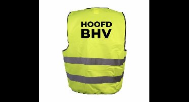 Hoofd BHV hesje geel - Hoofd BHV hesje geel
