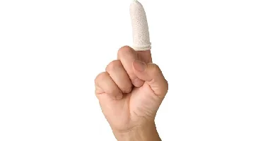 Vingerbob 25 stuks - Wit - 25 stuks