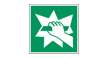 Breken om toegang te krijgen - 200 x 200 mm - Sticker