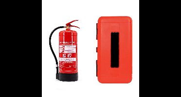 Schuimblusser en brandblusserbox pakket - Brandblusser + brandblusserbox pakket