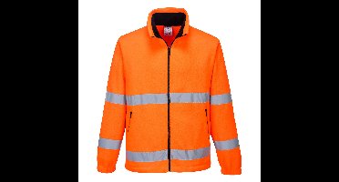 Reflecterende jas fleece oranje - 2XL
