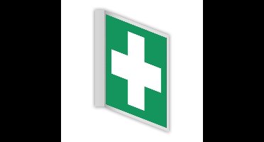 EHBO haaks bord - Standaard, 200 x 200 mm