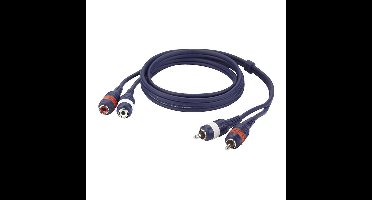 DAP FL27 - 2 RCA Male > 2 RCA Female 6 meter