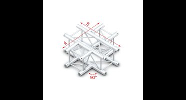 MILOS Milos Pro-30 Square P Truss - Cross 4-way -71 cm