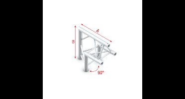 MILOS Milos Pro-30 Triangle F Truss - Corner apex up 90