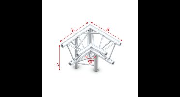 MILOS Milos Pro-30 Triangle F Truss - Corner down left, apex down