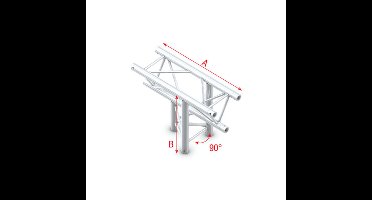 MILOS Milos Pro-30 Triangle F Truss - T-Cross up/down 3-way - 71 cm