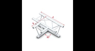 MILOS Milos Pro-30 Triangle G Truss - 3-way, horizontal - 71 cm