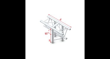 MILOS Milos Pro-30 Triangle G Truss - T-Cross vertical, 3-way, apex down - 71 cm