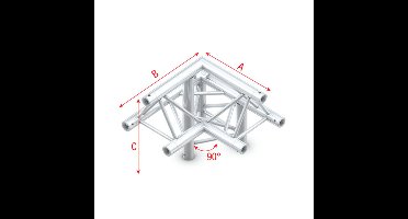 MILOS Milos Pro-30 Triangle P Truss - down right, apex up