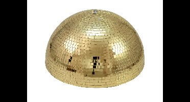 Eurolite EUROLITE halve spiegelbol 40cm goud met motor