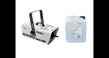 Eurolite Set Snow 5001 sneeuwmachine met 5L sneeuwvloeistof