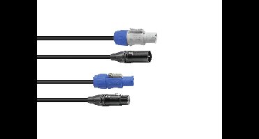 Sommer Cable SOMMER CABLE Combi XLR kabel DMX PowerCon/XLR 2.5m