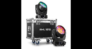 Beamz 2x MHL1912 in case