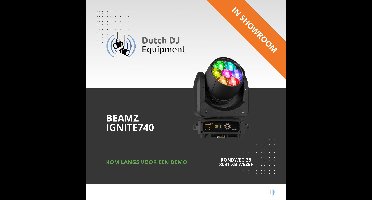 Beamz Ignite 740 Zoom wash movinghead