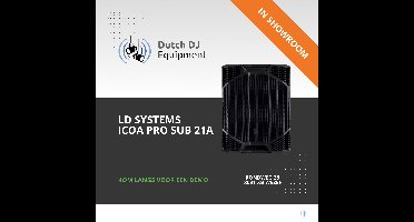 LD Systems ICOA Pro SUB 21A - 21 inch Actieve Subwoofer