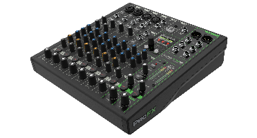 MACKIE ProFX 10 GO 10-kanaals mixer met effecten en accu