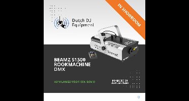 Beamz S1500 rookmachine DMX