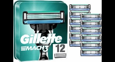 Gillette Gillette Mach3 Scheermesjes - 12 Stuks