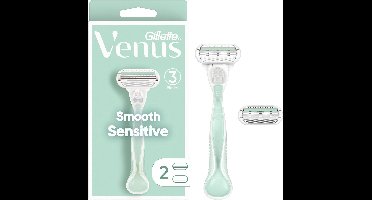 Gillette Gillette Venus Smooth Sensitive Scheermes houder + 2 scheermesjes
