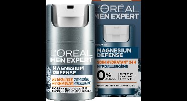 Loreal L'Oréal Paris Men Expert Magnesium Defence Hypoallergene 24h Hydraterende Dagcrème - 50 ml