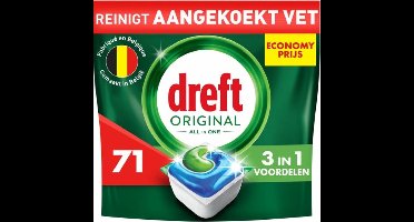 Dreft Dreft Vaatwastabletten 71 st All-In-One Original
