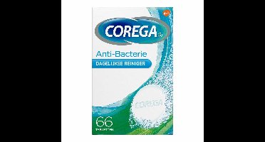 Corega Corega Tabs 66Anti Bacterie Reinigingstabletten