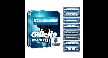 Gillette Gillette Mach 3 Turbo Scheermesjes - 8 stuks