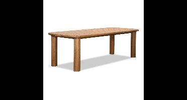 Laredo dining tuintafel 6 personen | hardhout | teaklook | 255cm