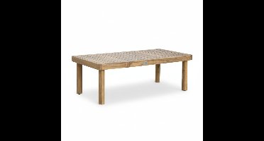 Sienna loungetafel | hardhout | light teak look | 120x60cm