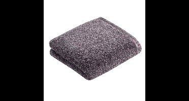 Vossen Vossen handdoek Vegan Life dunkelgrau 50x100