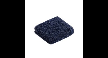 Vossen Vossen gastendoekje Vegan Life marine blau 40x60