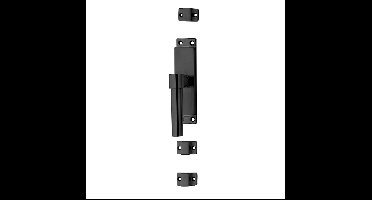 Intersteel Kruk-espagnolet links L-recht met stangenset 2 X 1245mm zwart