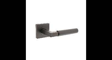 Intersteel Intersteel Deurklink Bau-Stil vierkant rozet antracietgrijs