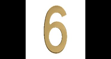 Intersteel PVD messing huisnummer 6