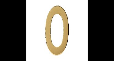 Intersteel PVD messing huisnummer 0