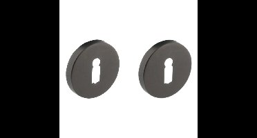 Intersteel Rozetten met sleutelgat antraciet grijs