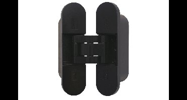 Dulimex Onzichtbare scharnieren 3D verstelbaar zwart per 2 stuks