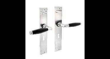 Intersteel Deurklink Ton basic schild mat nikkel sleutelgat 56mm