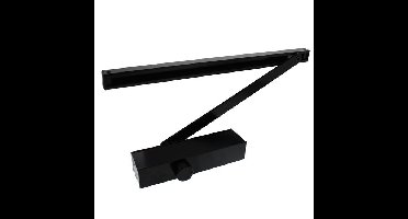 Intersteel Deurdranger zwart met glijarm dr124