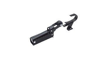 Dulimex Deuropvanger incl. sluithaak instelbare sluitsnelheid zwart