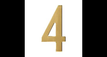 Intersteel PVD messing huisnummer 4