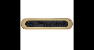 Intersteel Tochtwering ovaal PVD messingkleur