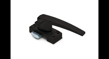 Dulimex Raamsluiting zwart met ventilatie stand, rechts