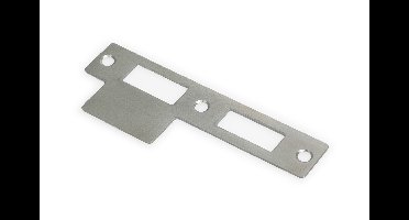 Dulimex Sluitplaat rechte hoeken voor veiligheidsslot skg2 profielcilindergat 55 mm