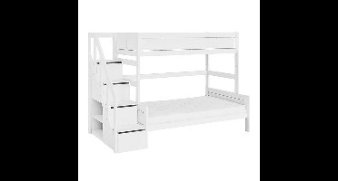Lifetime stapelbed family 90-120 met trapkast
